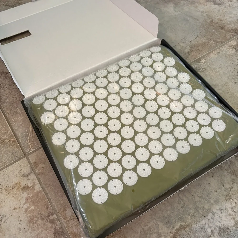 Bed of Nails Original Acupressure Mat Back Body Chronic Pain Relief Green